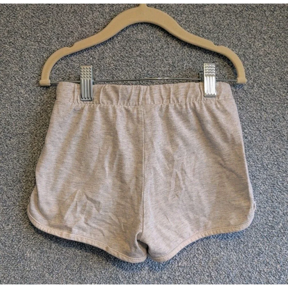 Old Navy Toddler Girl Size 4T Gray White Elastic Waist Athletic Shorts
